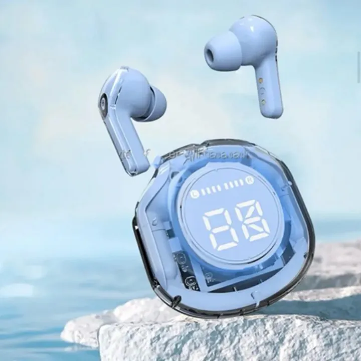 Ultrapods Pro Transparent TWS Wireless Earbuds with LED Digital Display